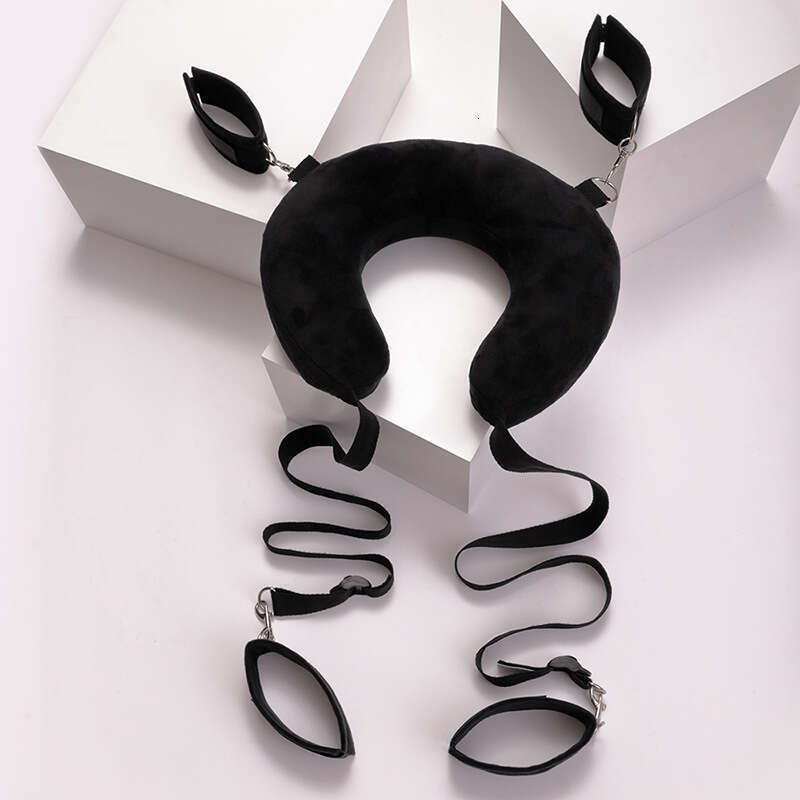 Cross border hot selling bed SM props, sex split leg pillows, integrated straps, sex handcuffs, foot cuffs, alternative adult products