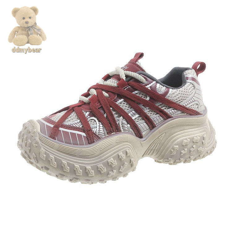 Ddmybear Short Paris Dad For Women 2024 New Strap Tire Durian Sole Casual Sports Shoes Chinese Brand Shoes F1011-67