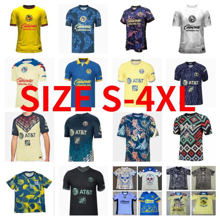 XXXL 4XL 20 21 22 23 24 25 ClUb AmEriCa Soccer Jerseys CA Liga MX 2023 2024 2025 Day of the Dead FIDALGO B.RODRIGUEZ HENRY Player Version goalkeeper Football Shirts