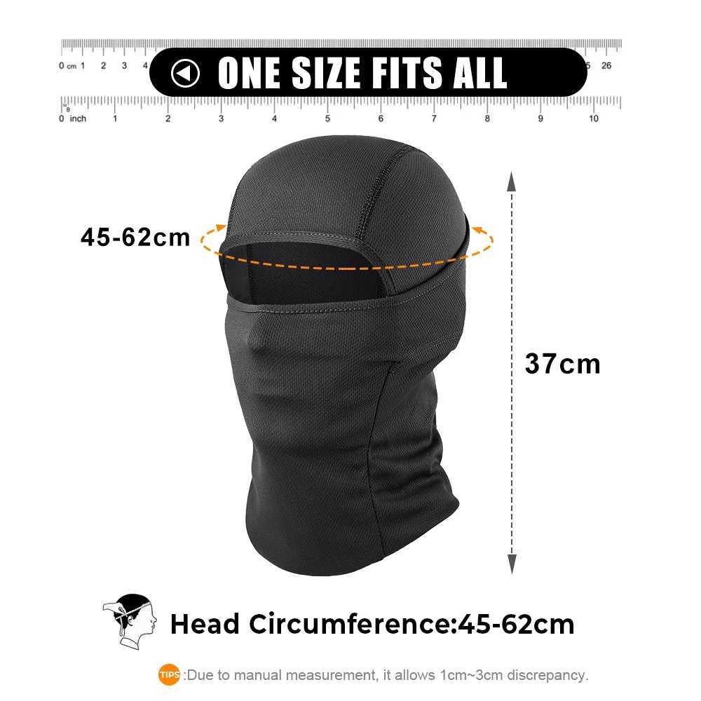 Breathable Balaclava full face mask summer outdoor tactical cover hunting and fishing bear helmet lined with windproof cover W241008
