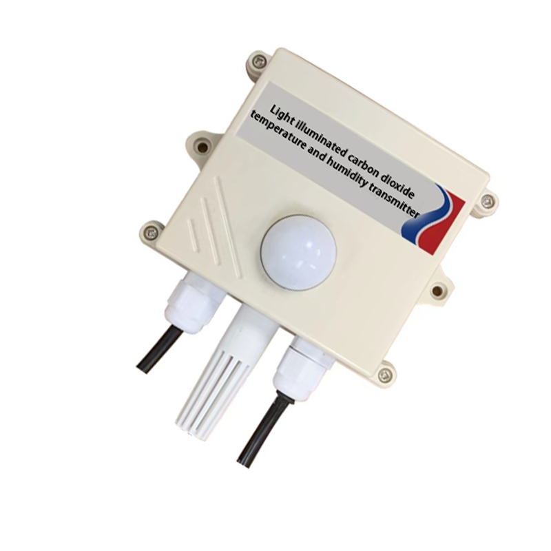 Light carbon dioxide temperature and humidity transmitter whole environment factor detection and monitoring integrated environment intelligent monitor