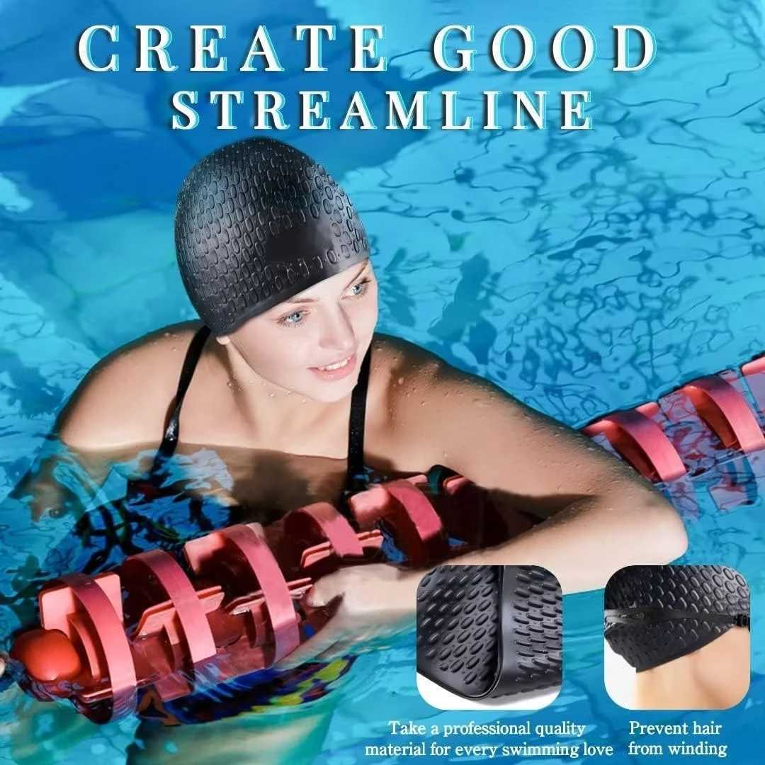 Adult silicone swimming cap waterproof comfortable shower cap long and short hair comfortable shower cap CL241009