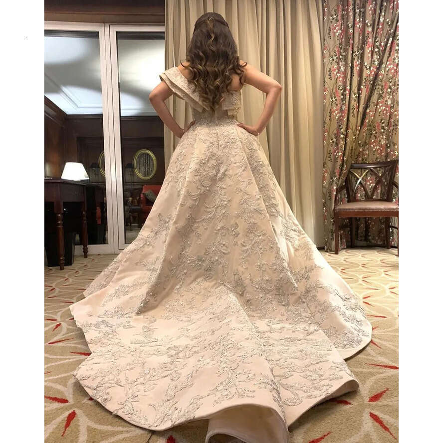 Ebi 2020 Arabic Aso Urious Lace Crystals Evening Sweetheart Sheath Sexy Prom Dresses Vintage Formal Party Second Reception Gowns