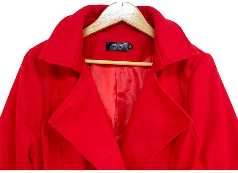 2024 Hot New Womens Coat Winter Korean Fashion Long Coated Thickened Woolen Winter Coat For Women Black Coat HarajukuX241009