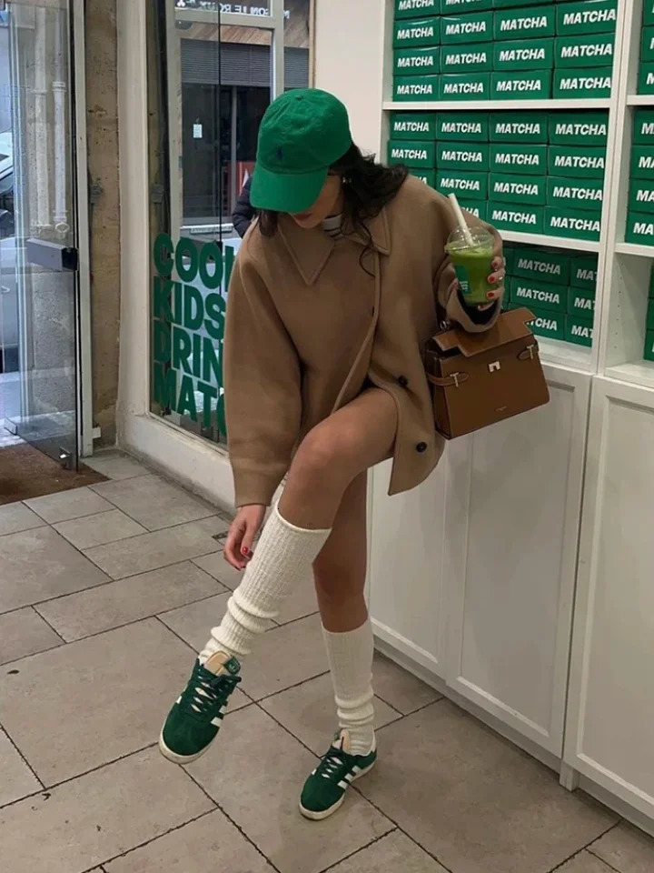 Casual Lapel Diagonalbreasted Coat Women Autumn Loose Solid Pockets Woolen Coats Female Winter Elegant Chic Street Outwear 240930