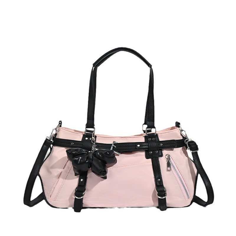 CMM Small Sweet Cool High End Handbag Crossbody Bag Large Capacity Fitness Yoga Commuting Tote Bag Single Shoulder Armpit Bag Womens Bag
