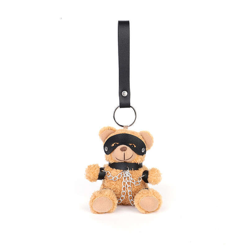 Sex toys, SM props, decorative toys, bound teddy bears, keychains, cute mini bear pendants, hair replacement