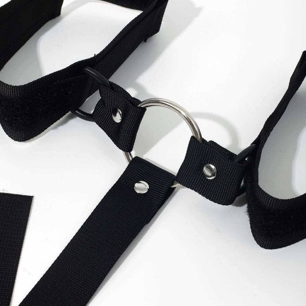 Foreign trade SM adult sex toy manufacturer wholesale reverse back hand and neck restraint straps reverse back restraint handcuffs collars