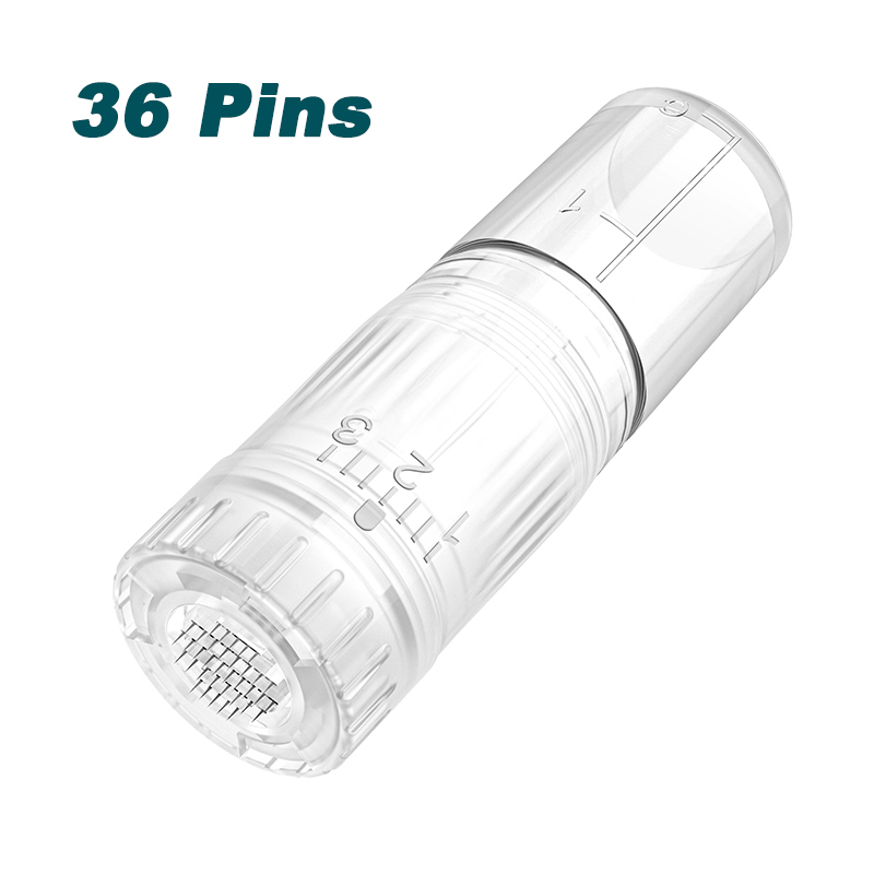 50Pcs Hydra Pen H5 H3 Needle Cartridge 3 Level Adjustable Liquid Out Put 12pin 24pin 36pin Round Nano HR Silicone HS 3ml Container Hydra.Pen H3/H5 Rep