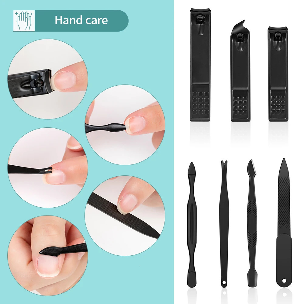 16/23 pieces of manual nail clipper kit home stainless steel nail clipper kit nail clipper tool 240927