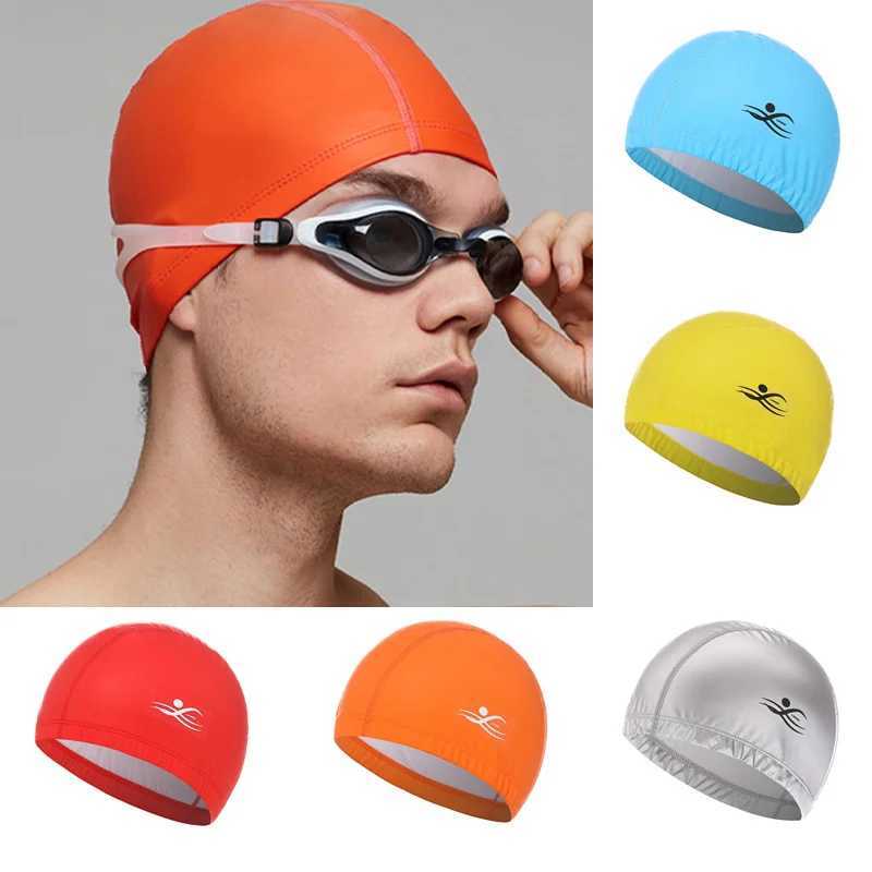 Free size swimming cap childrens ear care elastic practical cap waterproof and breathable sports cap CL241009