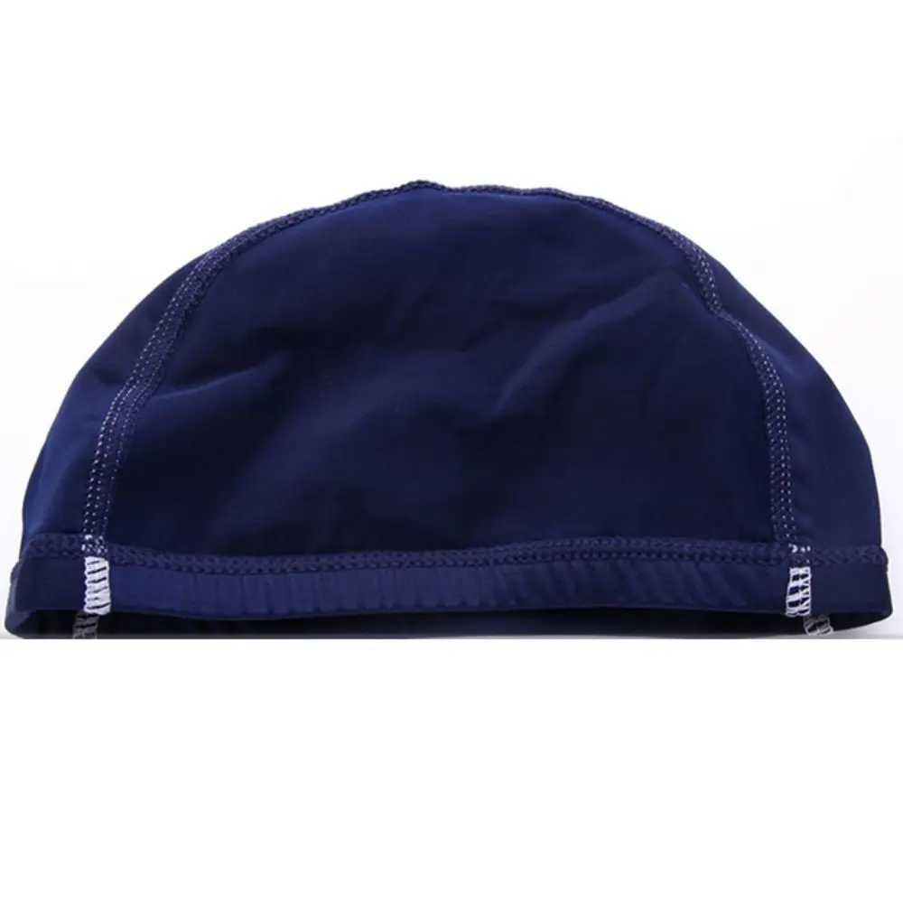 Mens nylon fabric swimming cap protects ears long hair sports swimming pool cap mens and womens adult swimming caps CL241009