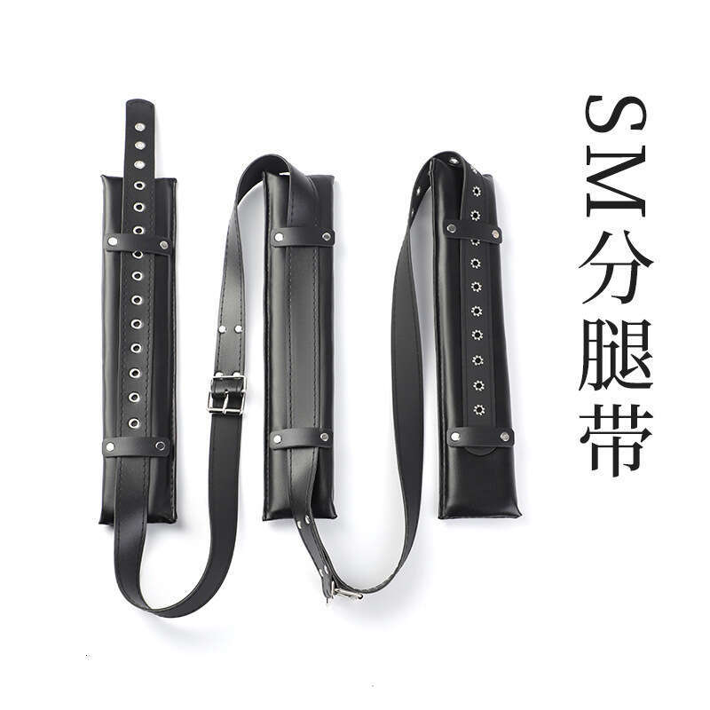 Bed SM props, female slave training, fun split leg pillow posture, fixed fun split leg strap, alternative adult products