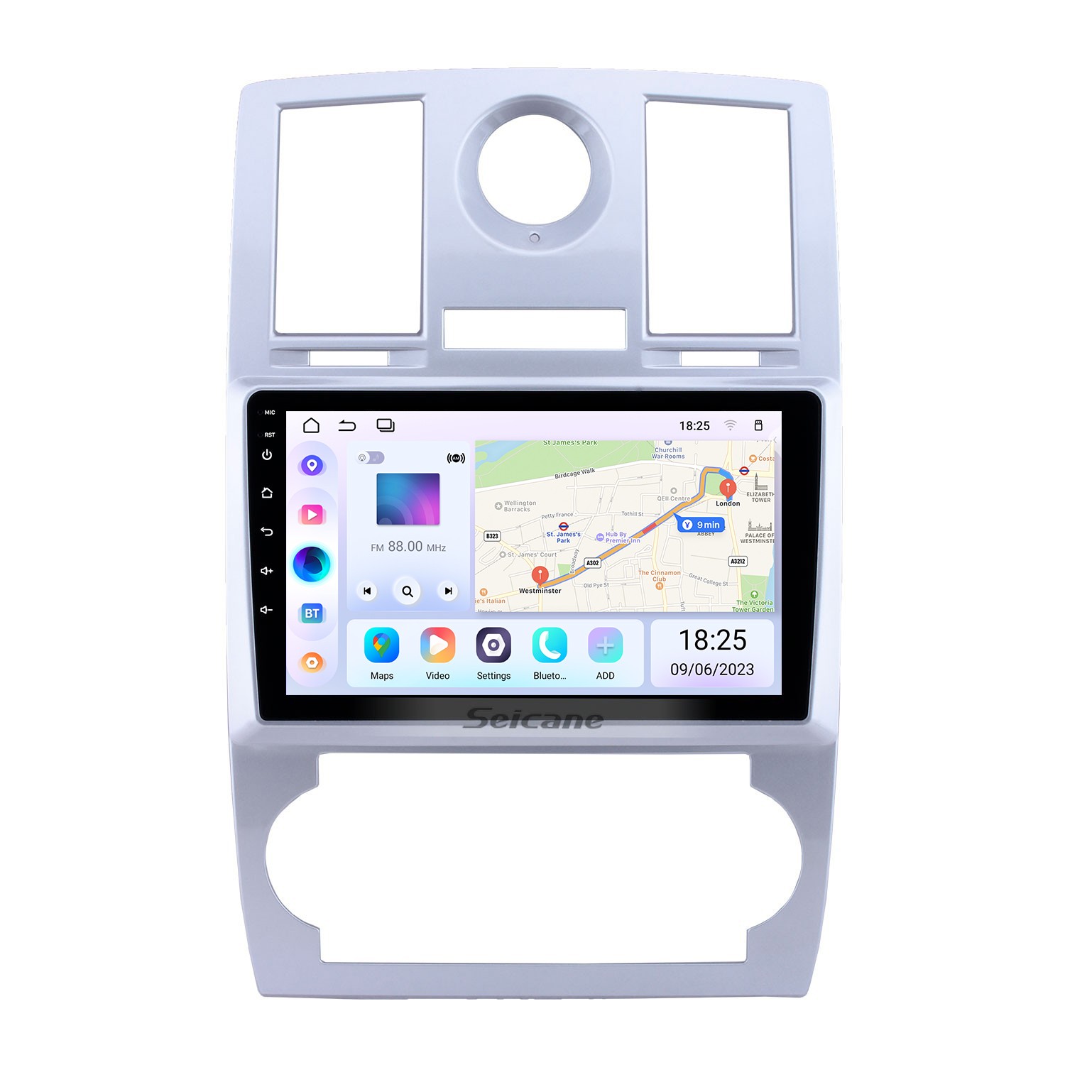 HD Touchscreen Radio for 2004-2008 Chrysler Aspen 300C 9 inch Android 13.0 Car Stereo USB Bluetooth AUX support Carplay DVR TPMS Backup camera