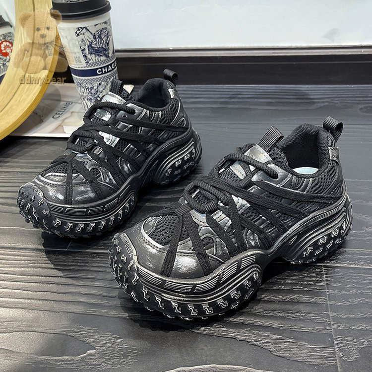 Ddmybear Short Paris Dad For Women 2024 New Strap Tire Durian Sole Casual Sports Shoes Chinese Brand Shoes F1011-67