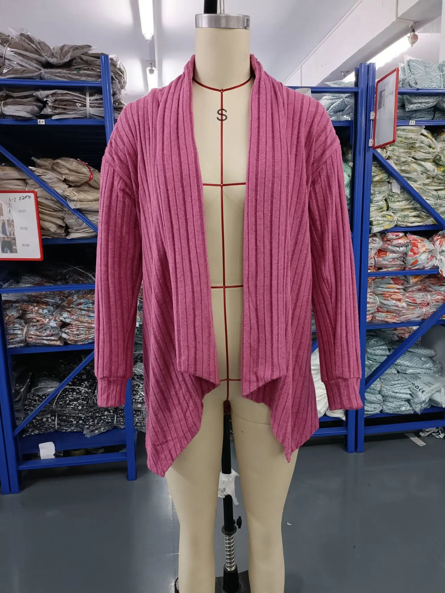 2014 Autumn and Winter Fashion Long Sleeve Solid Color Loose Cardigan Jacket 241007