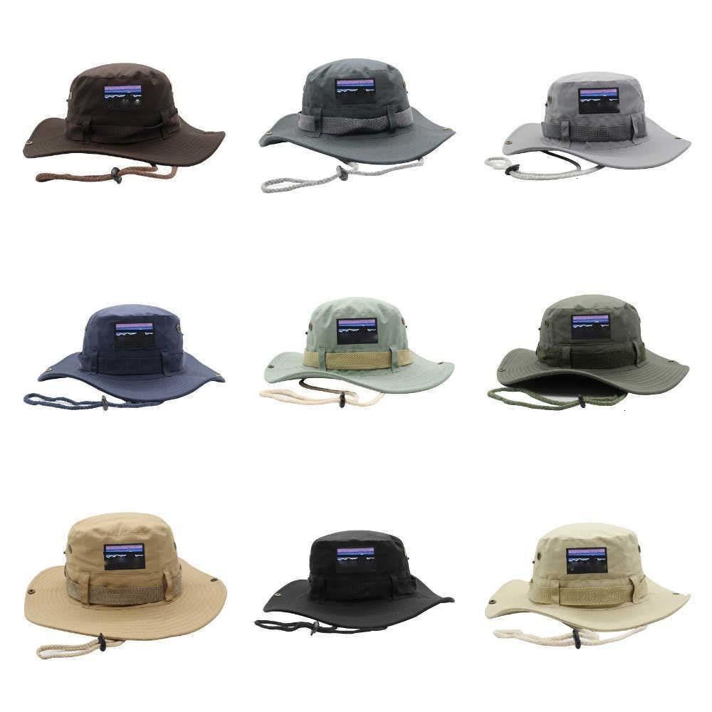 Outdoor American Hat Cowboy Fisherman Travel Sun Protection Fishing Hat Sunshade Sunscreen Travel Caps