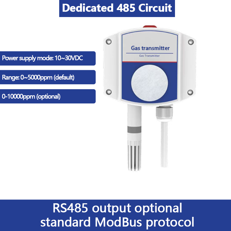 Industrial wall-mounted carbon dioxide transmitter all environmental factors detection and monitoring of integrated environmental intelligence monitor