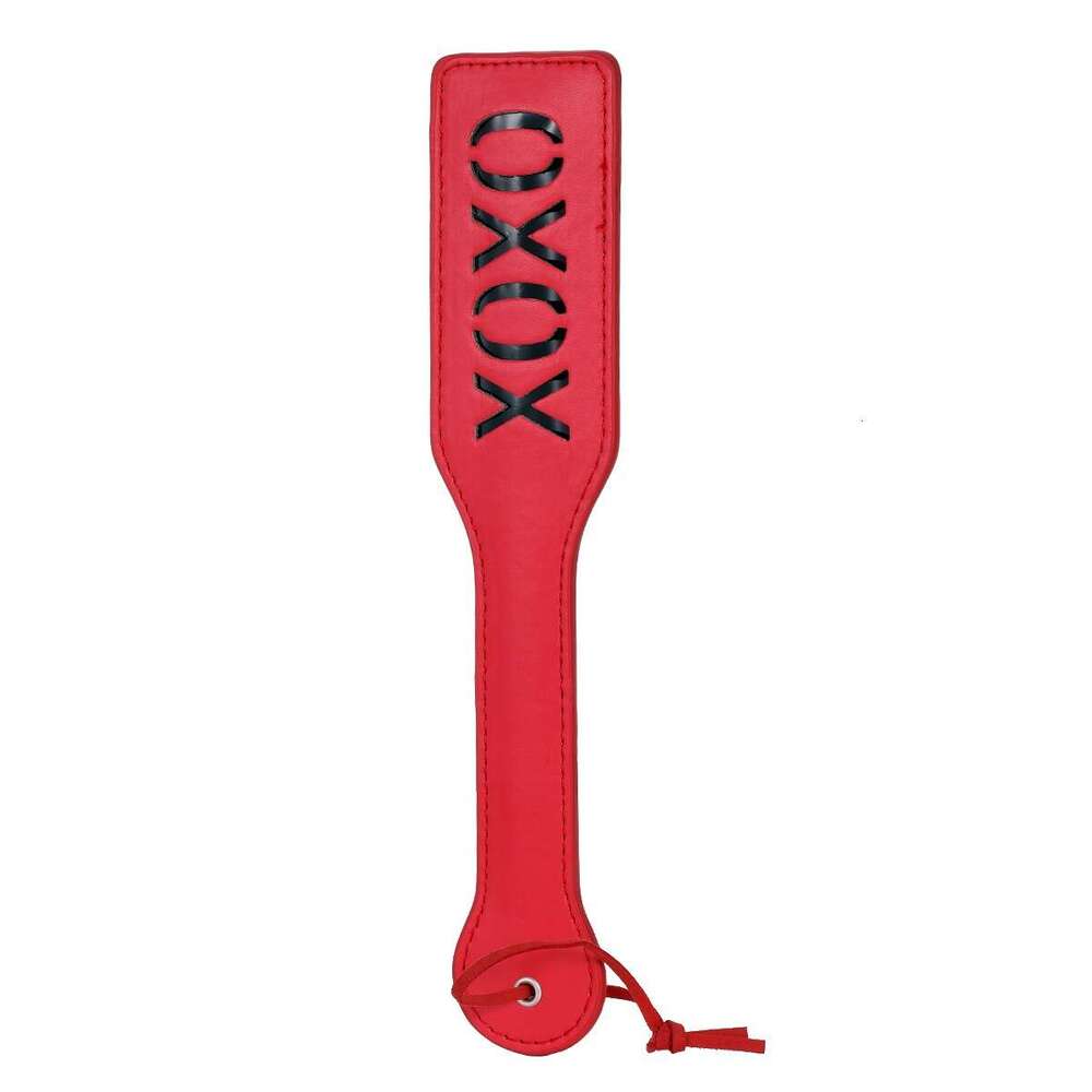 Cross border fun xoxo leather racket manufacturer direct sales sm hand racket sp tool spanking BDSM leather racket Amazon