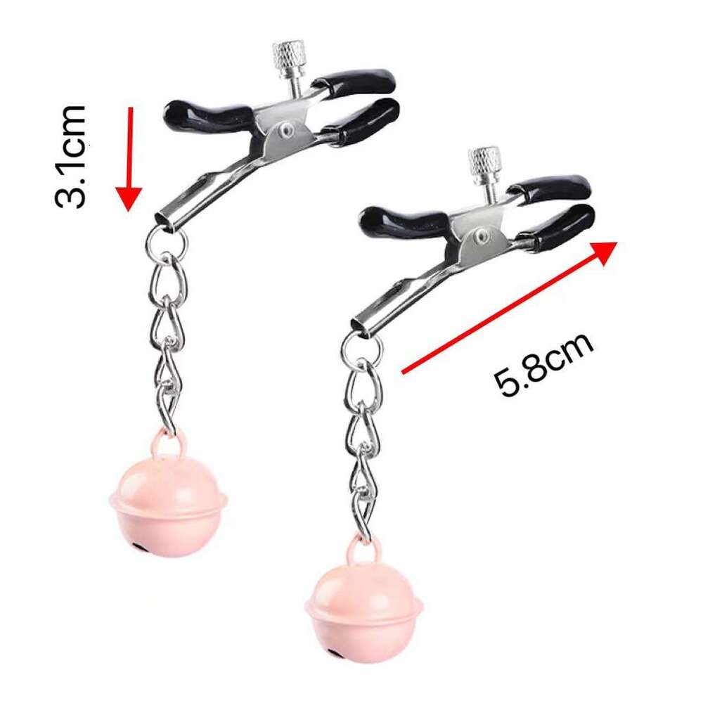 Cross border SM adult sex toys, metal bells, milk clip chains, adjustable alternative toys, manufacturer direct sales and wholesale