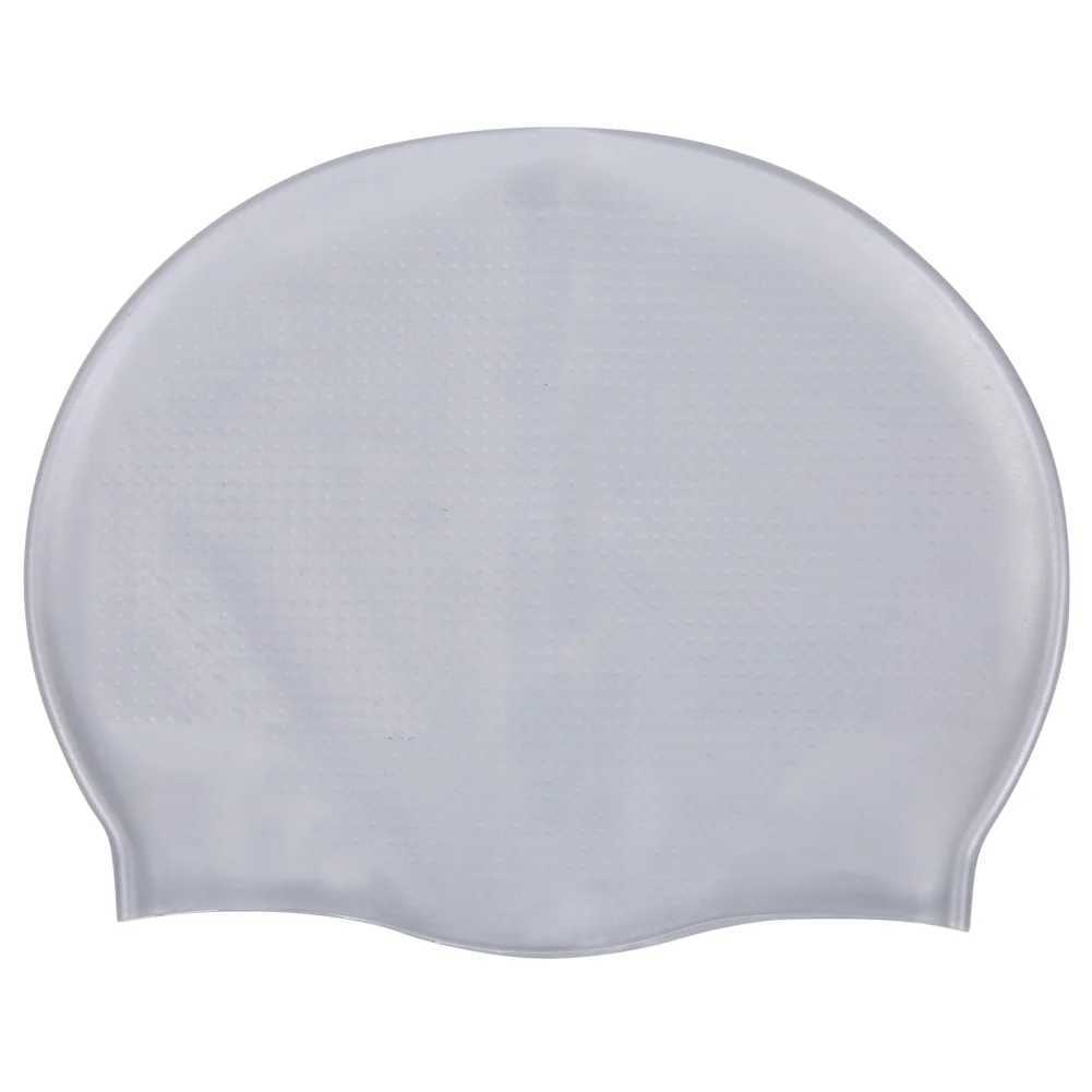 Swimming cap silicone womens waterproof Plus size color adult long hair sports high elasticity adult swimming pool cap CL241009