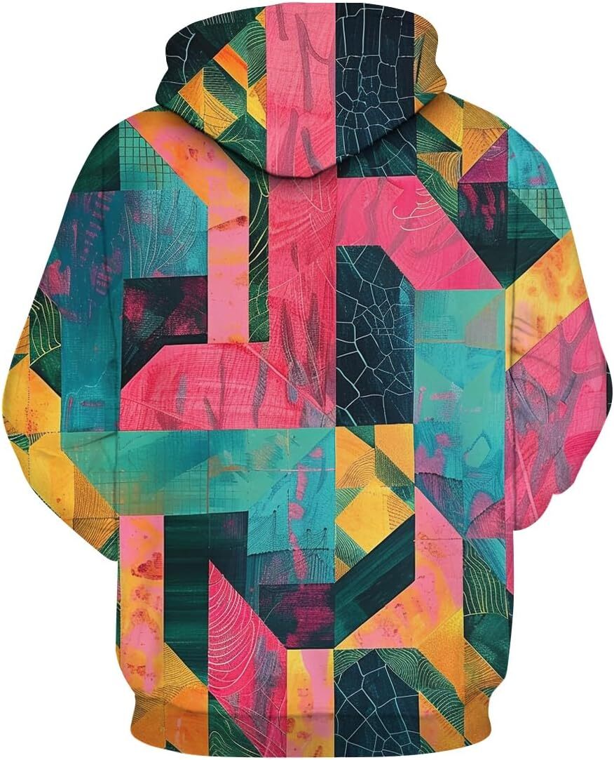 Hoodie for Mens Womens Mens 3D Printed Novelty Hoodie Hip Hop Hoodies Cool Graffiti Sweatshirt Hoody Casual Pockets Pullover Graphic Hoodies sweatshir