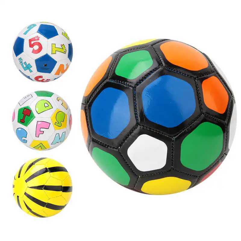 13cm Childrens Football Outdoor Competition Training Pu Material Size #2 Football Childrens Sports Competition Football Multi StyleW241008
