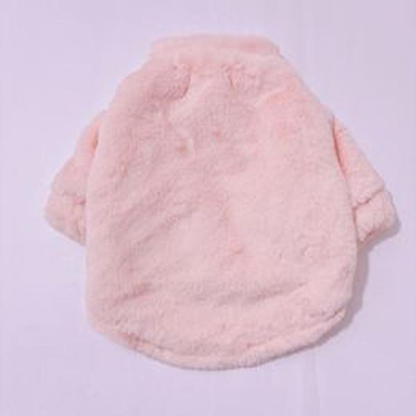 Designer pet black white pink fur classic and cat clothing winter fashion warm dog coat Teddy Fadou thick jacket Free shipping