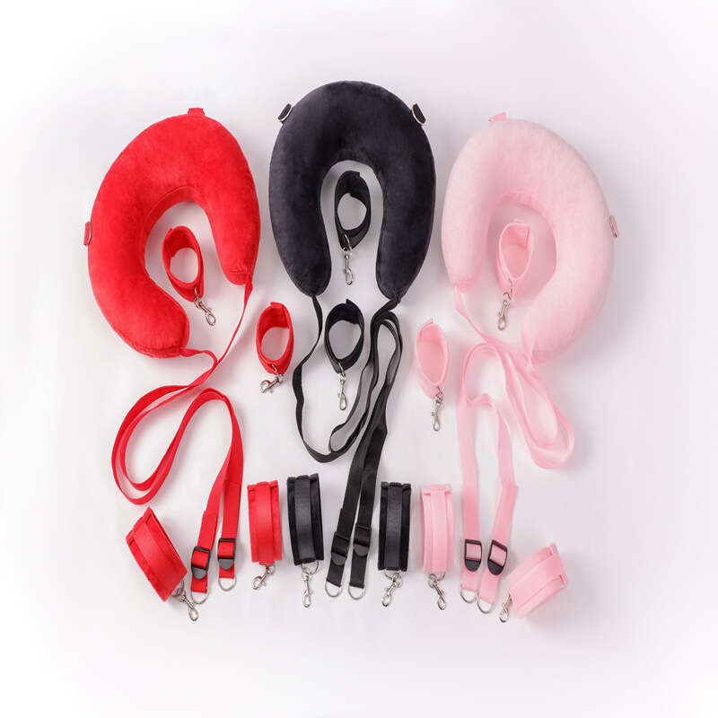 Cross border hot selling bed SM props, sex split leg pillows, integrated straps, sex handcuffs, foot cuffs, alternative adult products