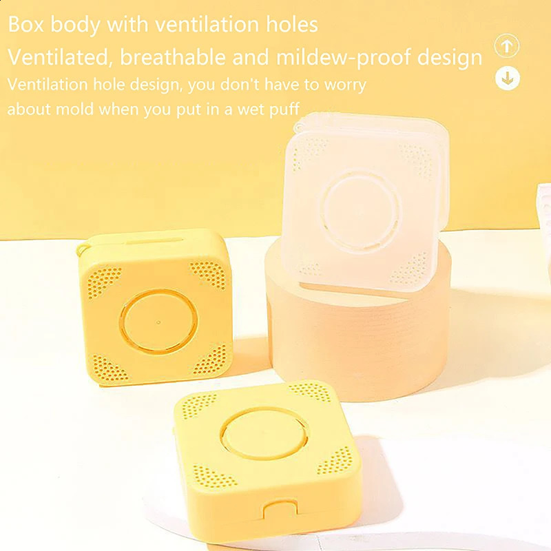 1 Camera Air Cushion Puff Box Portable Makeup Box with Powder Sponge Suitable for BB Cream Foundation 241008