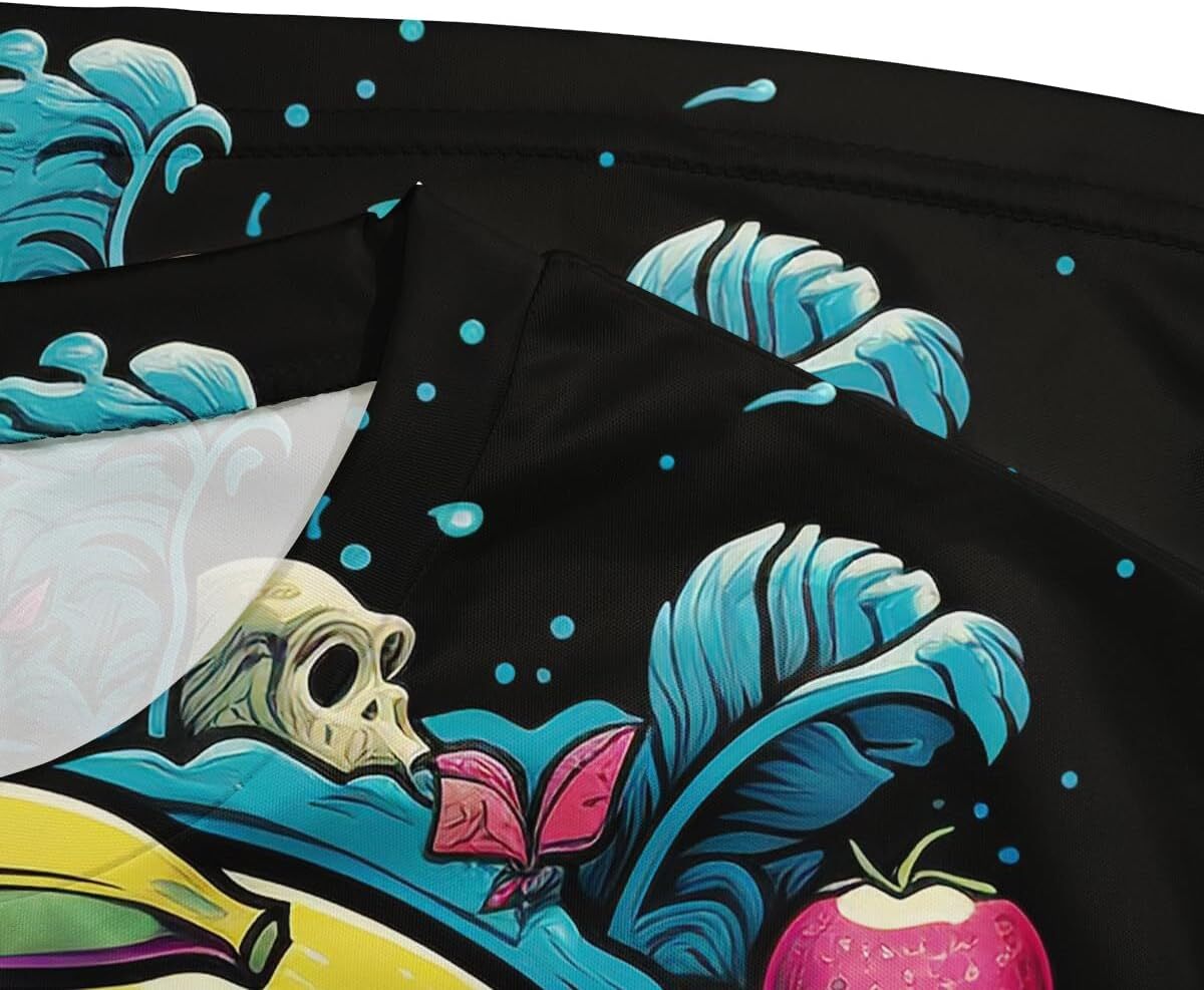 Mens T shirt Men's Novelity 3D Print Skull T-Shirts Hawaiian Style Fruit Skull Short Sleeve Tee Top shirts tshirt graphic tee Casual tops summer 