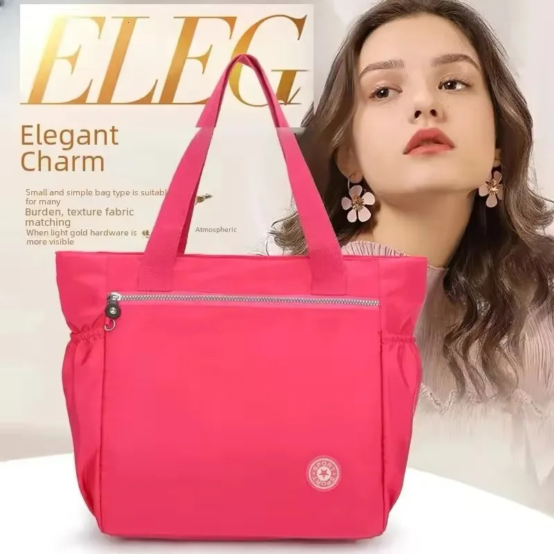 Waterproof Oxford luggage bag large capacity womens travel bag shoulder bag suitcase Bolsa De Viagem womens handbag shopping bag 241008