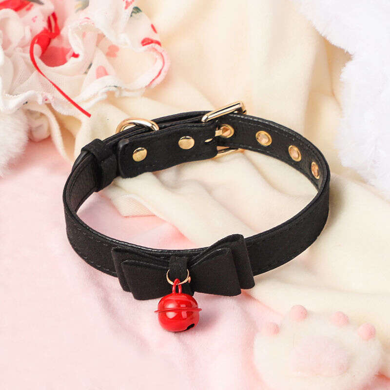 SM Prop Sweet Girl Versatile Bow Bell Sex Collar Teasing Flirting Alternative Chocker Adult Products