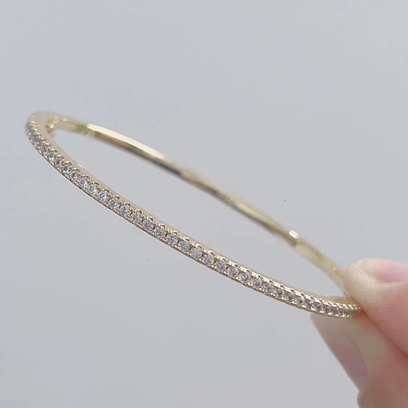 High quality pure 925 silver womens gold diamond wedding jewelry rivet bracelets designer bracelet women luxury jewelry gold mens bracelet designer br - view 4