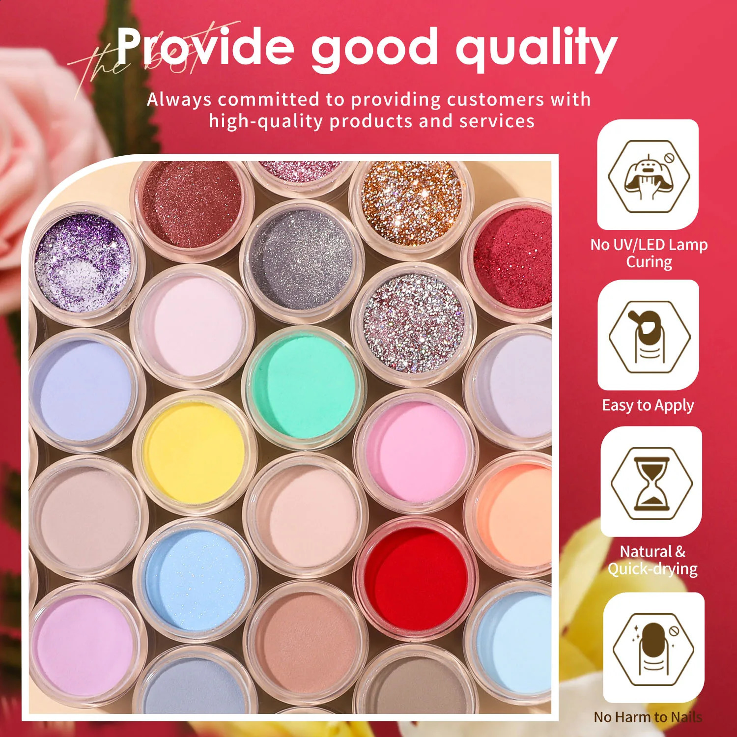 12 color Macaron acrylic nail powder set neon to magenta to pink shade Mothers Day Valentines Day nail art 3D carving F 241008