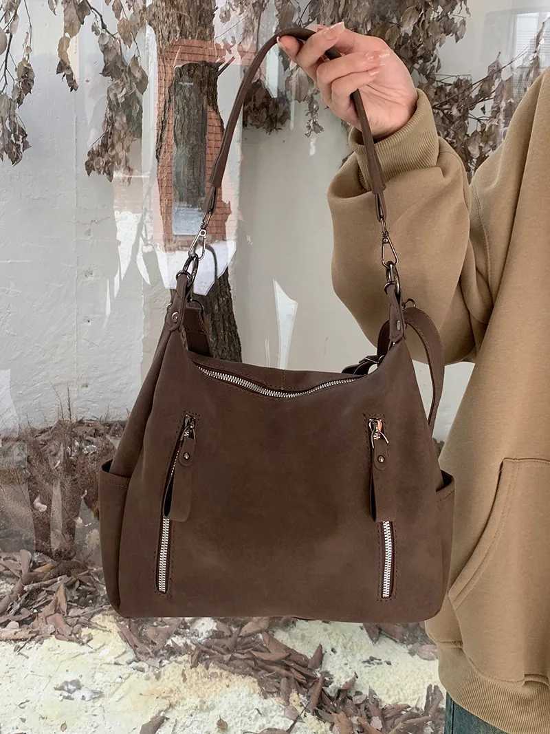 Large Capacity Tote Bag Women s New Trendy Shoulder Simple and Versatile Commuter Fashion Student Classroom 241009