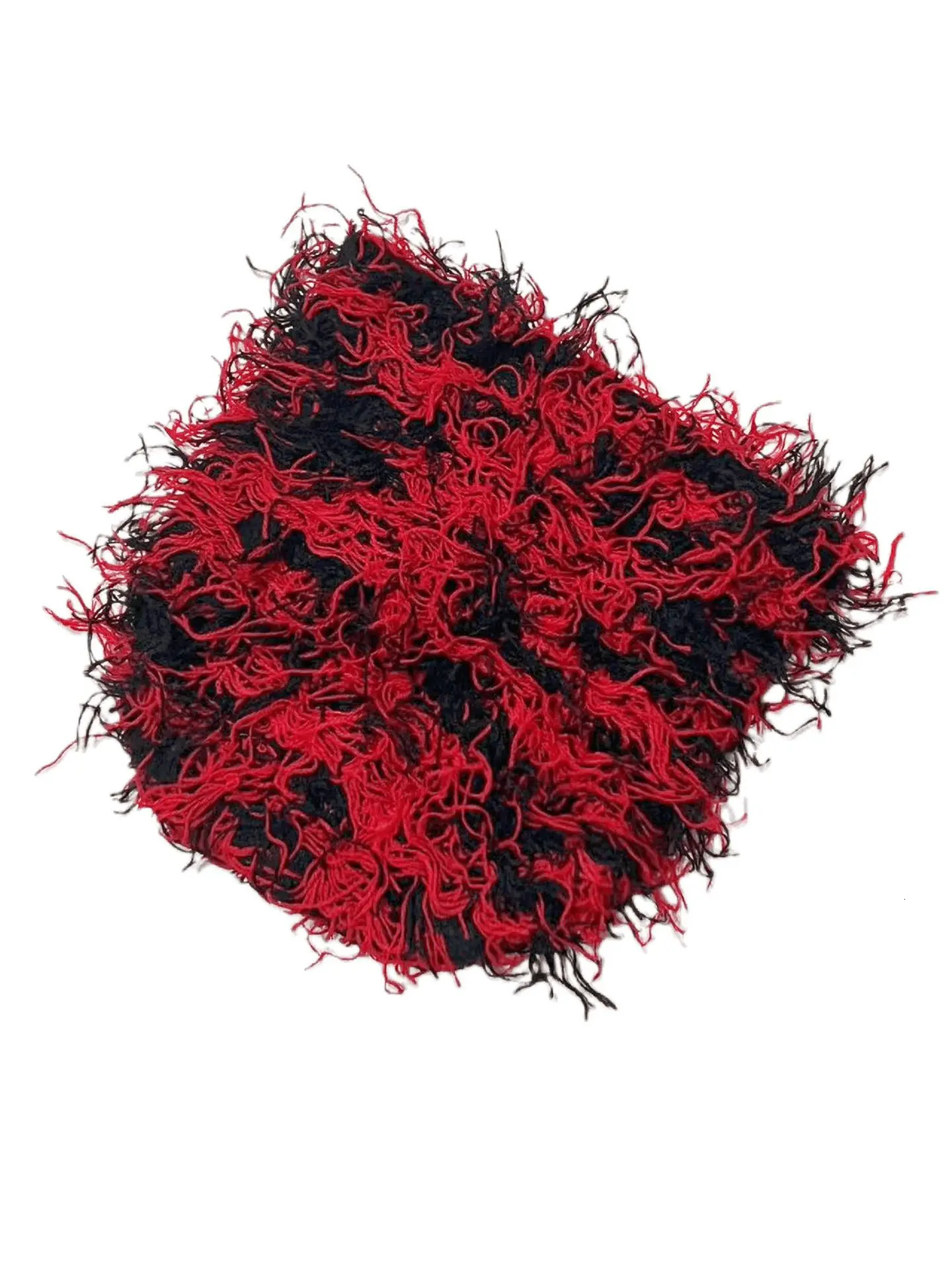 Balaclava Beanies Mens Hat Outdoor Camouflage Wool Ski Distressed Knitted Full Face Mask 241009