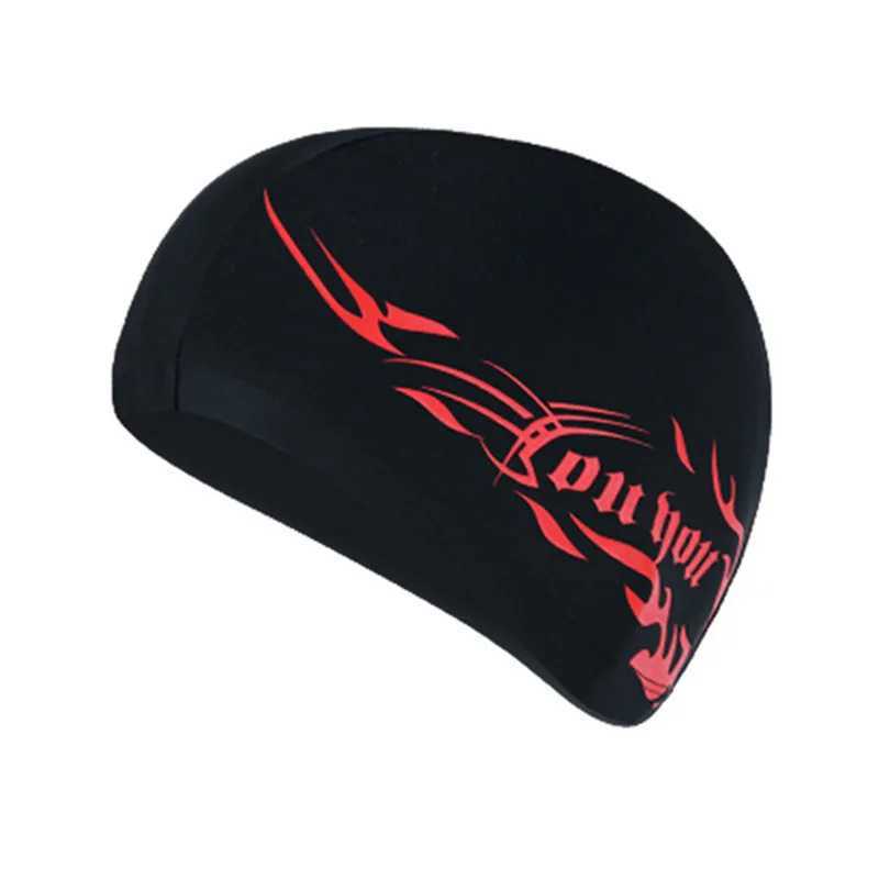 Swimming cap with long hair waterproof spandex cap suitable for adults women and men CL241009