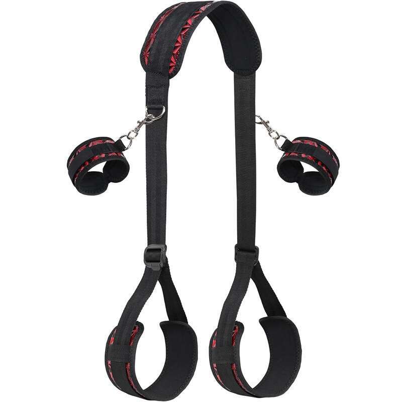 BDSM Upgraded Diamond Pattern Leg Strip Adult Sex Toys Diamond Pattern Handcuffs Cross border Manufacturer Wholesale