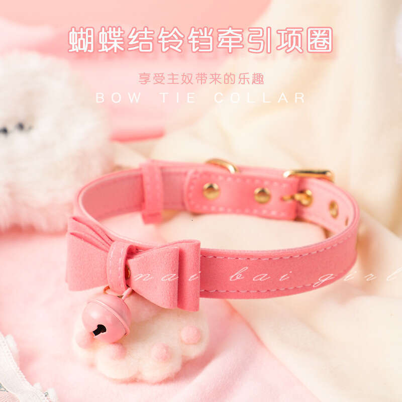SM Prop Sweet Girl Versatile Bow Bell Sex Collar Teasing Flirting Alternative Chocker Adult Products