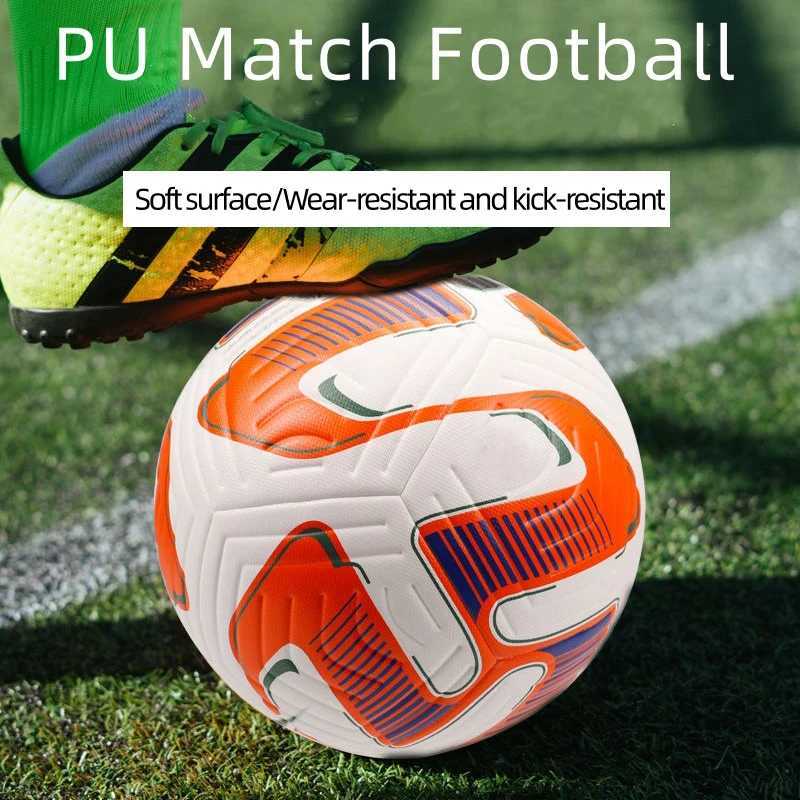 Size 5 New Football Profinal PU Material High Quality Outdoor Grass Seam Football Training Competition Ague Football TopuW241008