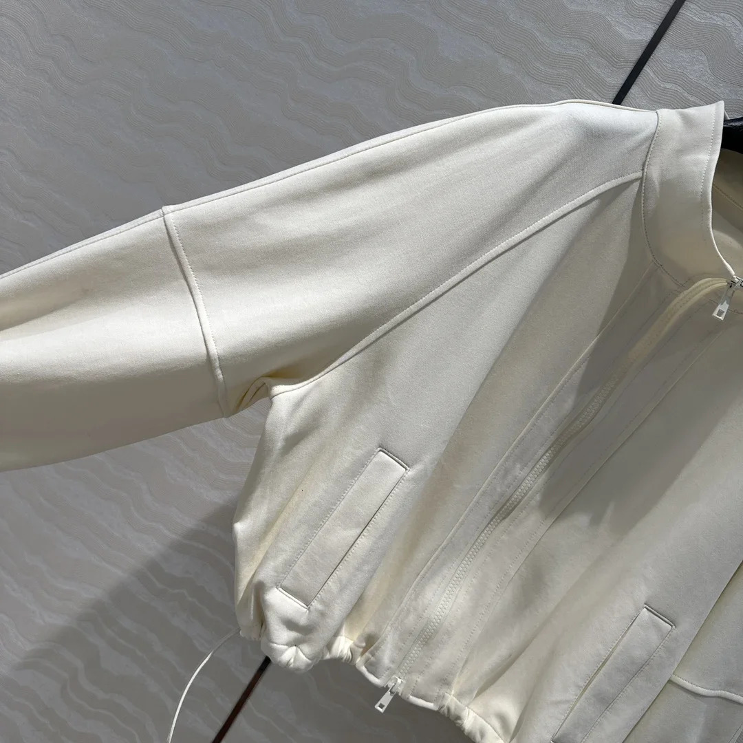 Womens sports suit collar zipper jacket straight leg wide pants set twopiece womens clothing 240929