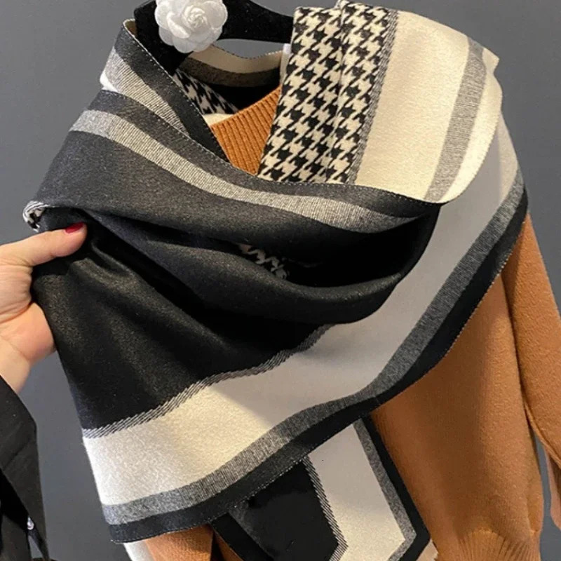 Winter Warm Cashmere Scarf: Versatile Fashion Scarf for Women dh910320090