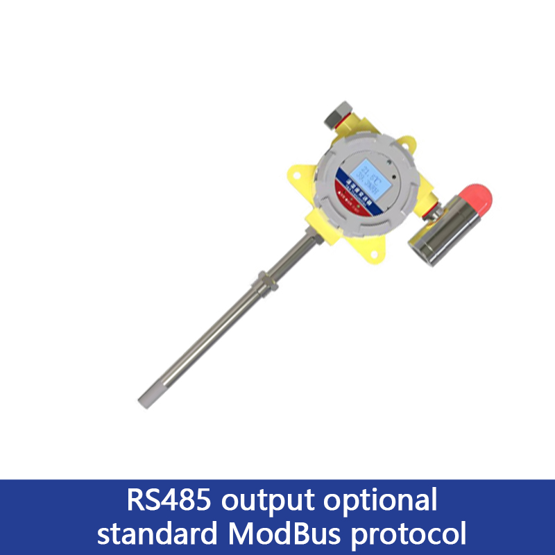 Industrial wall-mounted with display with sound and light carbon dioxide sensor full environmental factor detection and monitoring