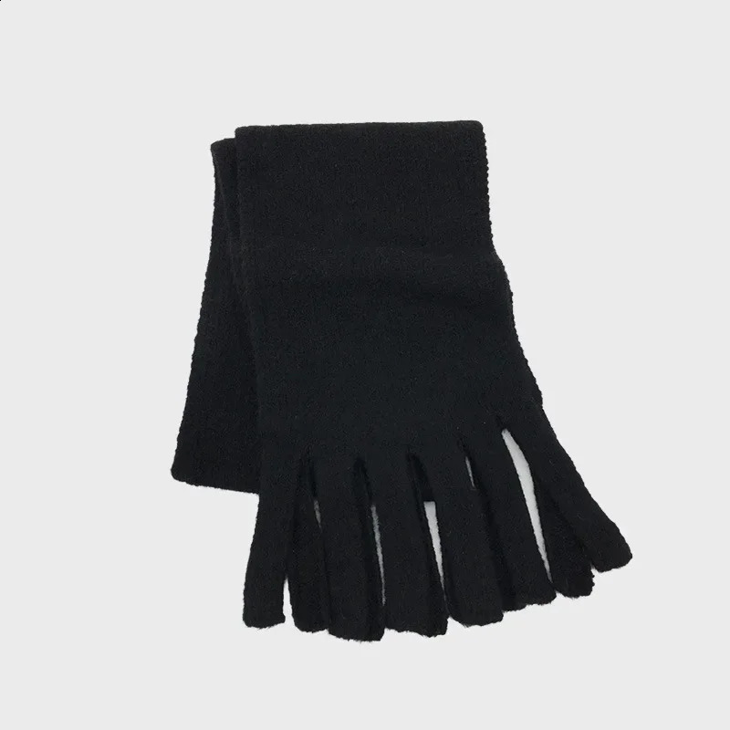 Fashion Womens Scarf Solid Color Knitted Wool Blended Muffler Grille Soft and Warm Shawl Womens Outdoor Autumn/Winter 240925