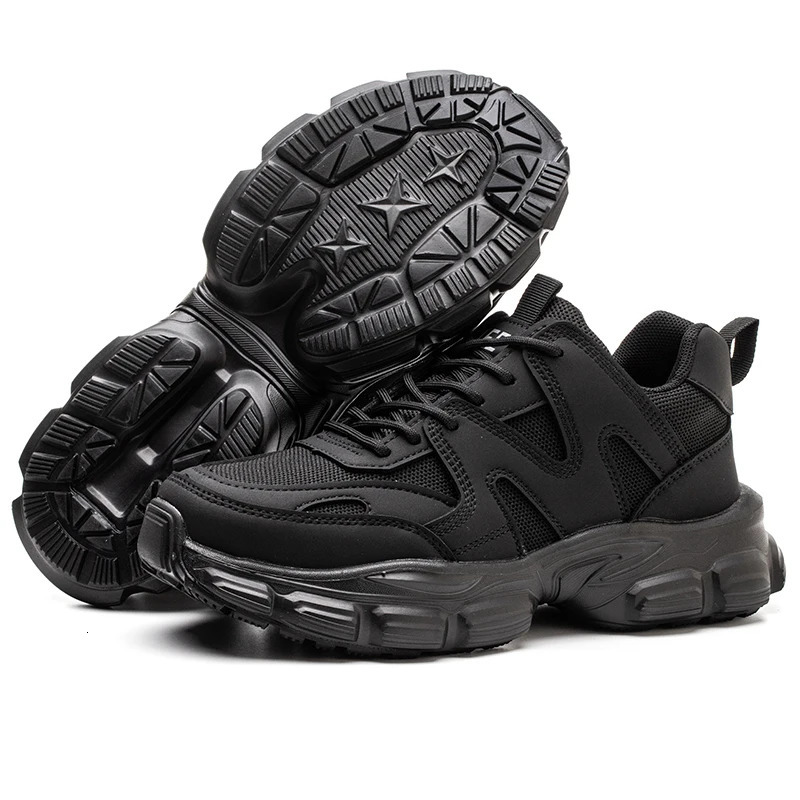 Women Safety Shoes Anti-smash Anti-puncture Work Shoes Breathable Lightweight Work Sneakers Indestructible Women Shoes Boots 241008