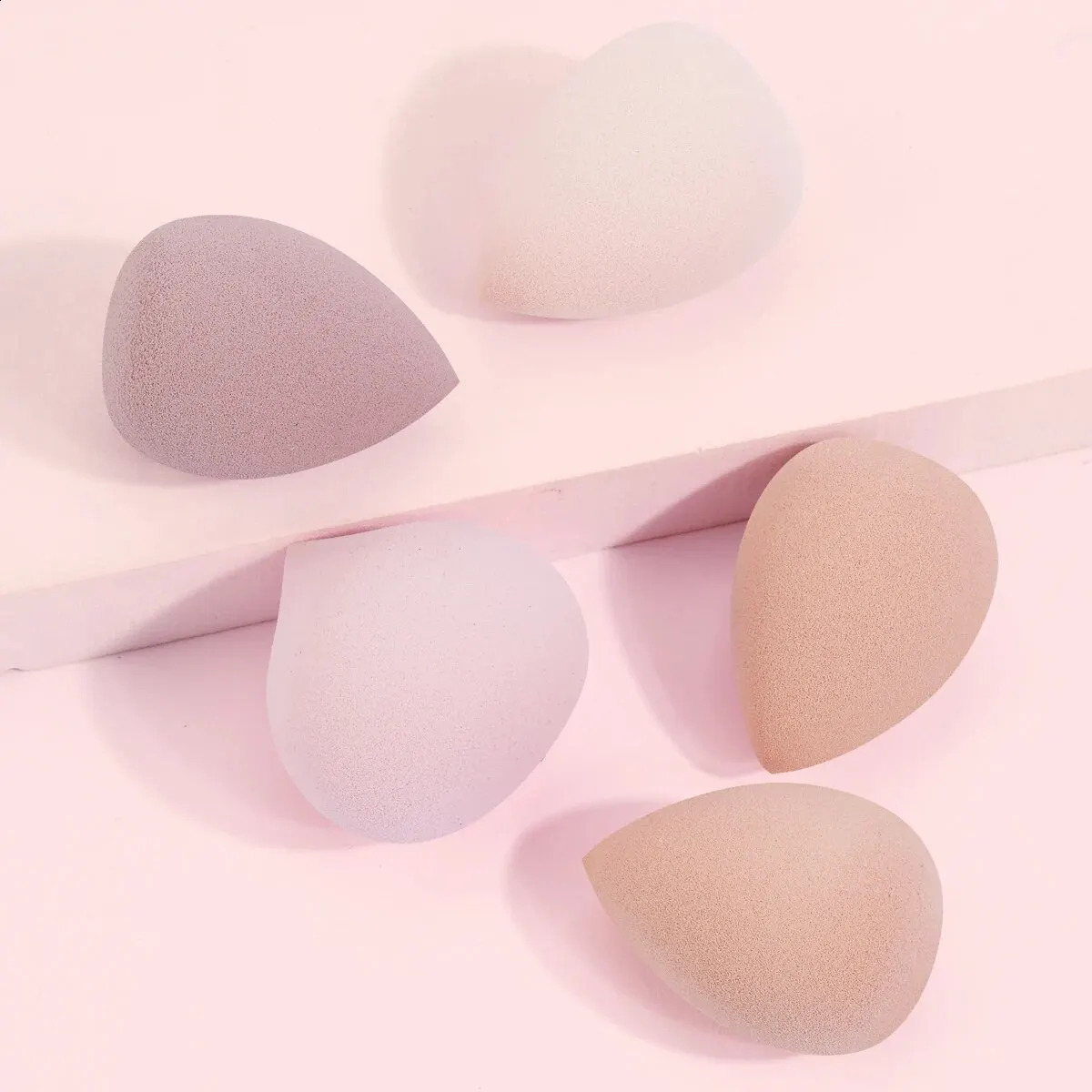 MAANGE 5PCS Makeup Sponge Mixer Set Basic concealer Powder Puff Dry and Wet Cosmetic Powder Puff Multi color Cosmetic Sponge 241008