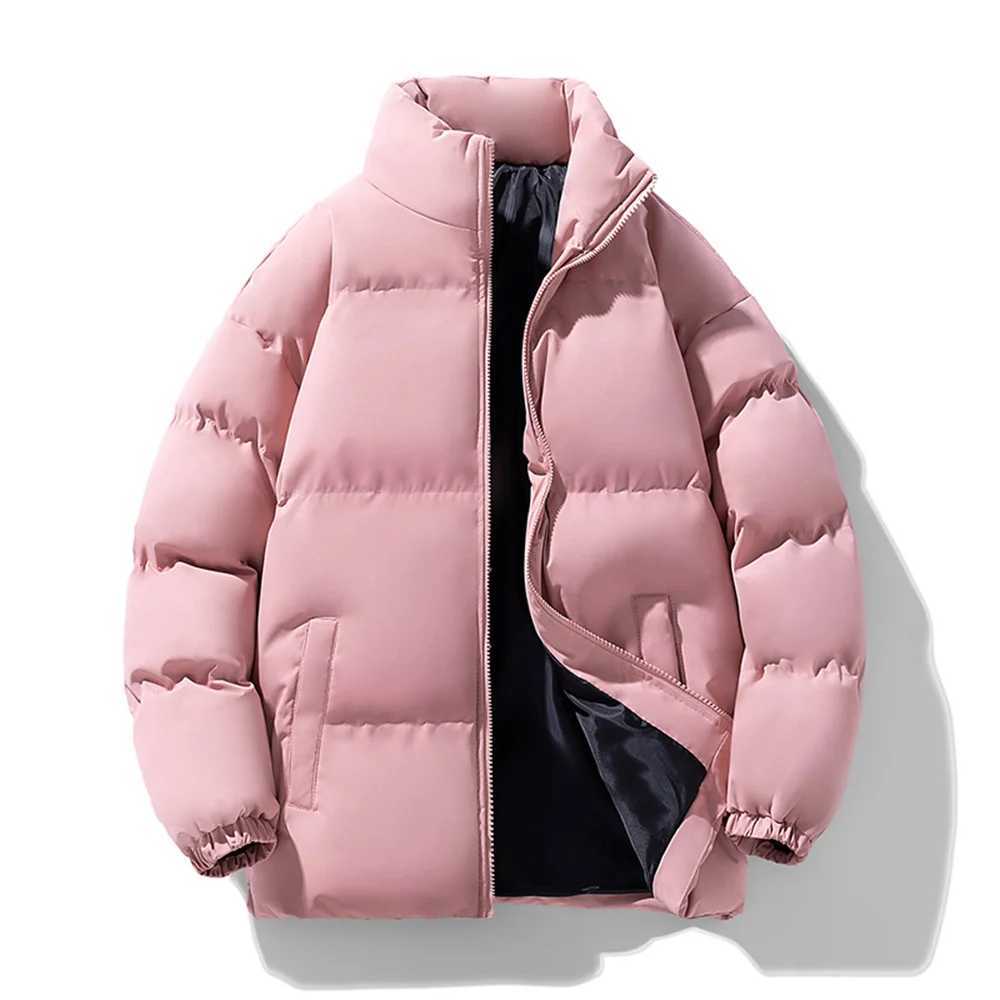 FGKKS Winter Brand Mens Solid Color Parkas Casual Warm Mens Cross-Border E-commerce Jacket Fashion Parkas Male Coats LX241018