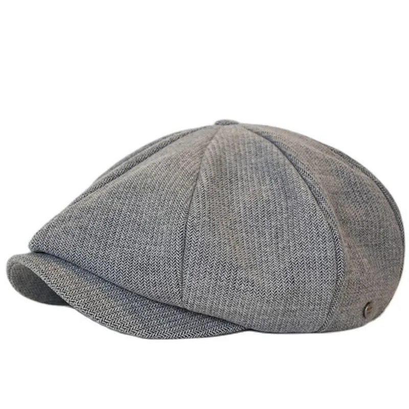 Autumn/Winter Mens Octagonal Hat Womens Felt Beret Mens Casual Ivy Hat Dad Large Size s Hat 56cm 58cm 60cm 62cm 241007