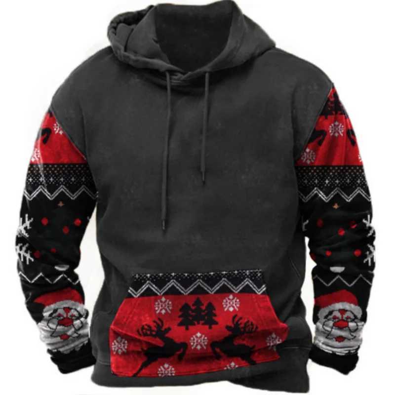 Men's Hoodies Sweatshirts Retro Mens 3D Printed Hoodie Fashion Coat Q1009